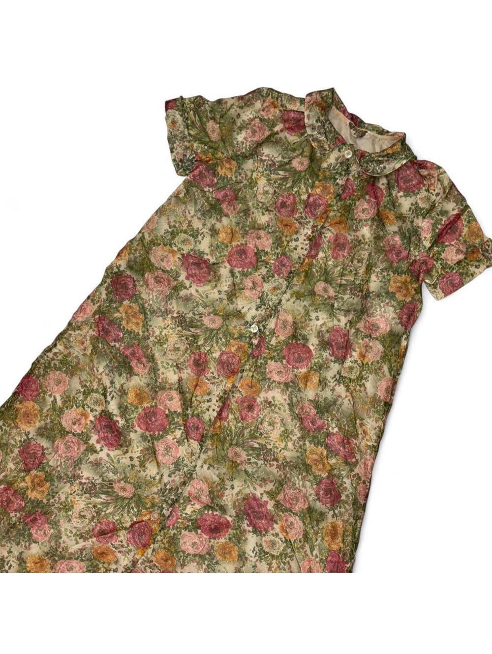 Vintage 50s Floral Dress